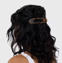 Kitsch Flat Lay Claw Clip 2pc Flat - Black & Tort