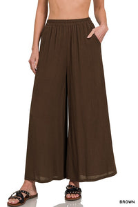 Surf Side Pull On Wide Leg Pants