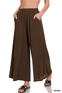 Surf Side Pull On Wide Leg Pants