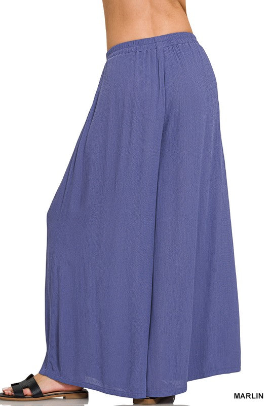 Surf Side Pull On Wide Leg Pants