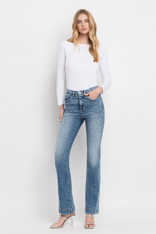Lovervet Madison Tummy Control High Rise Bootcut Jeans – Shaping Stretch Denim