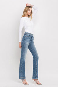 Lovervet Madison Tummy Control High Rise Bootcut Jeans – Shaping Stretch Denim