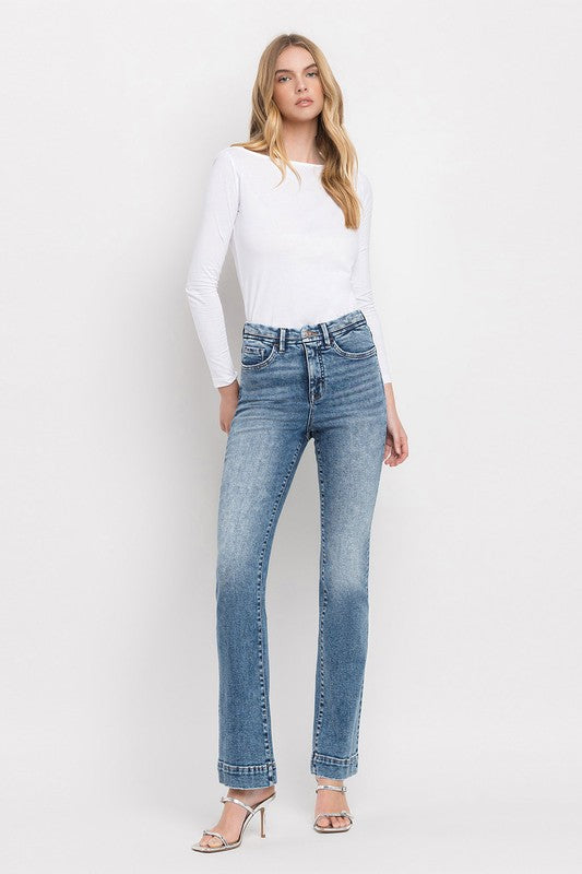 Lovervet Madison Tummy Control High Rise Bootcut Jeans – Shaping Stretch Denim