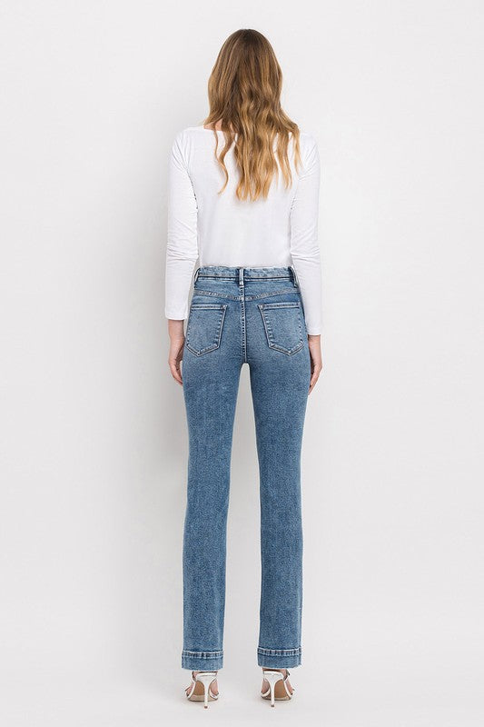 Lovervet Madison Tummy Control High Rise Bootcut Jeans – Shaping Stretch Denim