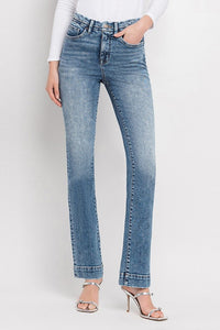 Lovervet Madison Tummy Control High Rise Bootcut Jeans – Shaping Stretch Denim
