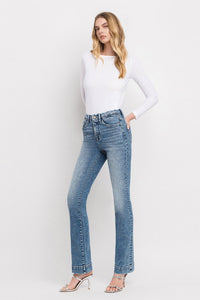 Lovervet Madison Tummy Control High Rise Bootcut Jeans – Shaping Stretch Denim