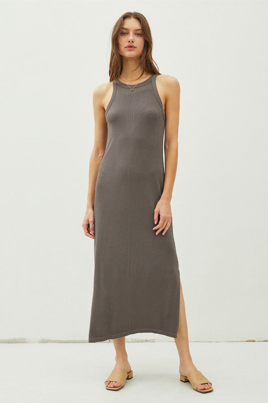 Kayla Ribbed Midi Dress