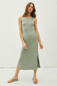 Kayla Ribbed Midi Dress