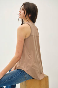 Georgia Soft Basic V-Neck Tank