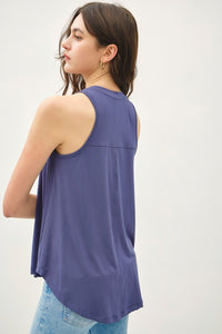 Georgia Soft Basic V-Neck Tank