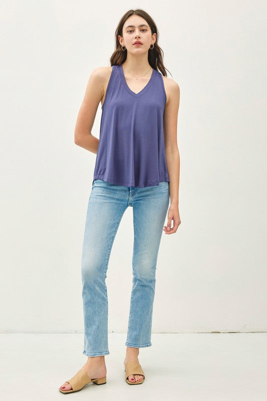 Georgia Soft Basic V-Neck Tank