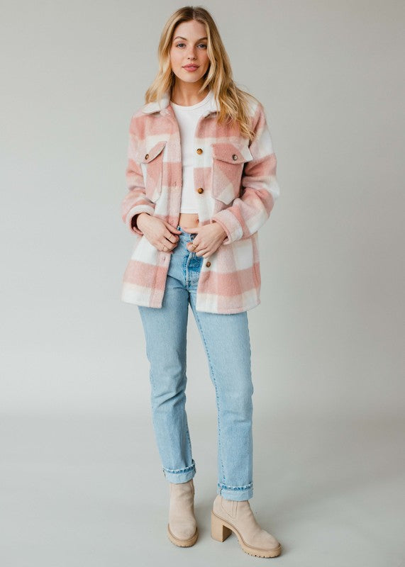 Fall Favorite Plaid Jacket