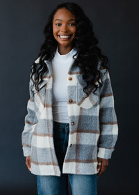 Fall Favorite Plaid Jacket