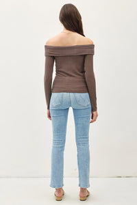 Krista Off The Shoulder Long Sleeve Top