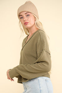 Courtney Soft and Comfy Casual V-Neck Top