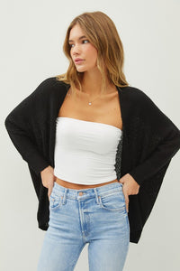 Miranda Slouchy Fit Open Front Cardigan