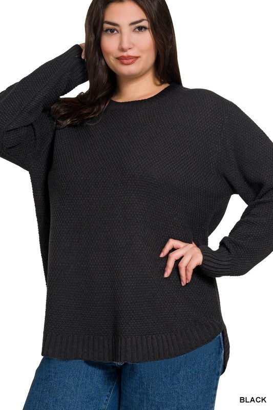 Cozy  Basic Crew Sweater