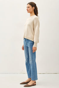 The Marlowe Chunky Ribbed Sweater – Relaxed Oversized Knit
