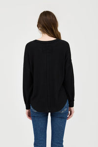 Lily Soft and Cozy Casual Henley Top