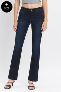Dakota Plus Size Bootcut Jeans – Vervet by Flying Monkey Comfort Stretch Denim (14W–20W)