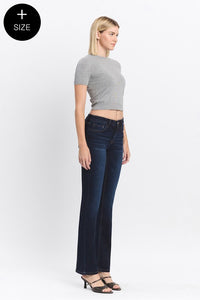 Dakota Plus Size Bootcut Jeans – Vervet by Flying Monkey Comfort Stretch Denim (14W–20W)