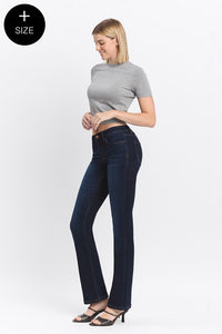 Dakota Plus Size Bootcut Jeans – Vervet by Flying Monkey Comfort Stretch Denim (14W–20W)