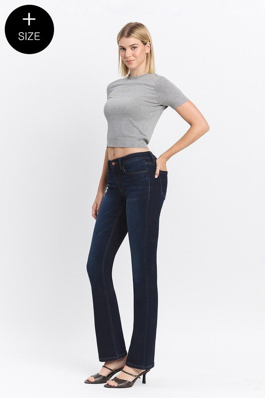 Dakota Plus Size Bootcut Jeans – Vervet by Flying Monkey Comfort Stretch Denim (14W–20W)