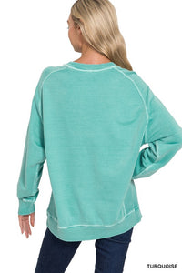 Vera Pigment Dyed French Terry Pullover