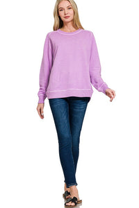 Vera Pigment Dyed French Terry Pullover