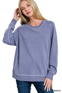 Vera Pigment Dyed French Terry Pullover