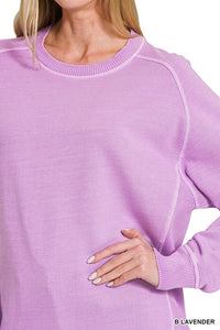 Vera Pigment Dyed French Terry Pullover