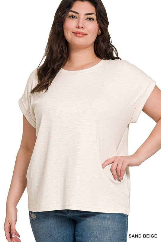 The Everyday Ease Slub Tee – Soft, Relaxed & Perfect for Layering