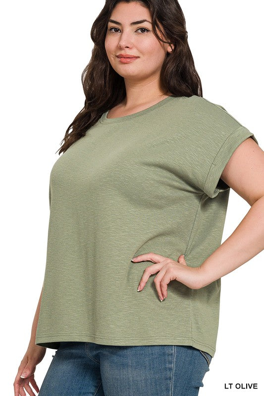 The Everyday Ease Slub Tee – Soft, Relaxed & Perfect for Layering