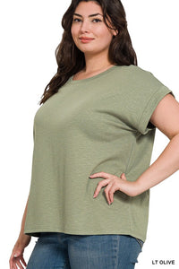 The Everyday Ease Slub Tee – Soft, Relaxed & Perfect for Layering