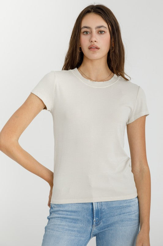 The Classic Ribbed Baby Tee