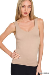 The Smooth Start Seamless Tank – Stretch Everyday Layering Tank