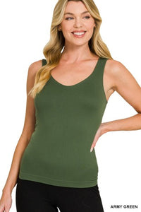 The Smooth Start Seamless Tank – Stretch Everyday Layering Tank