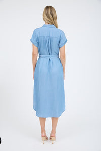 Izzy Chambray Midi Dress