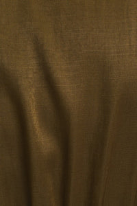 Elena Surplice Wrap Dress – Olive Green 3/4 Sleeve Waist Tie Mini Dress