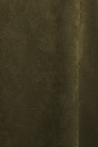 The Sadie Suede Overall Dress – Olive A-Line Pinafore with Pockets