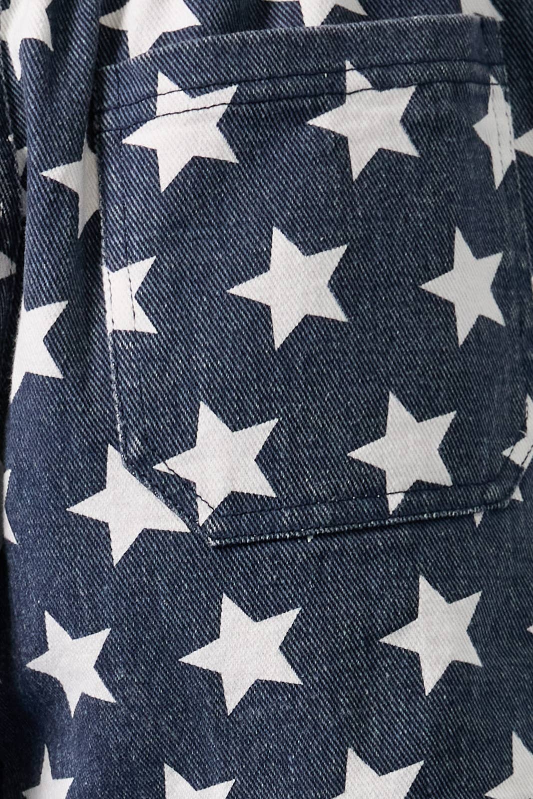 The Stars & Stripes Lounge Shorts – Navy Star Print Drawstring Shorts