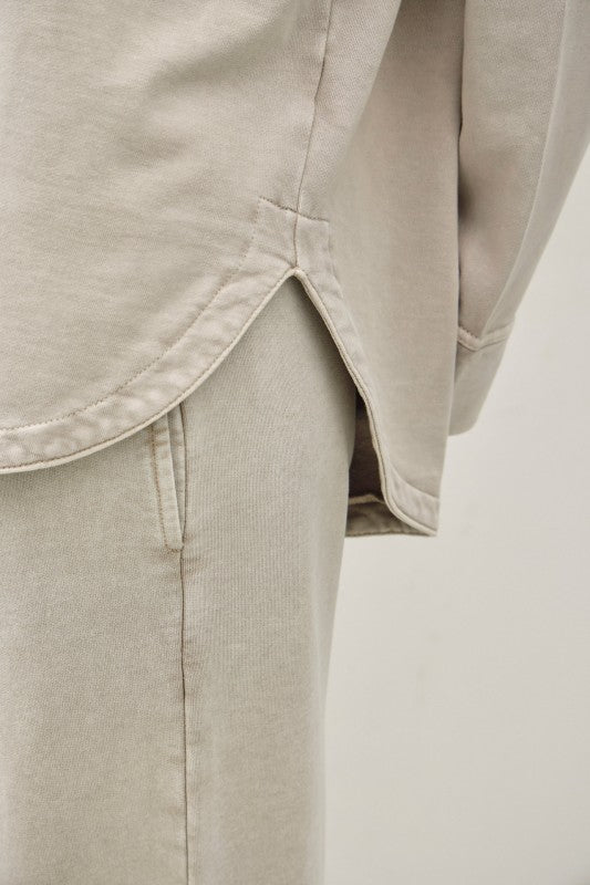 Haven Washed Denim Shirt Jacket – Oversized Soft Stretch Shacket (S–L)