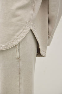 Haven Washed Denim Shirt Jacket – Oversized Soft Stretch Shacket (S–L)