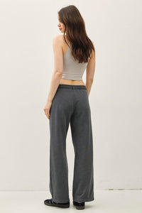 Dakota Soft Washed Wide Leg Lounge Pants – Spruce & Charcoal