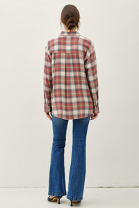 Whitney Classic Plaid Button-Down Shirt – Oversized Ultra-Soft Flannel (S–L)