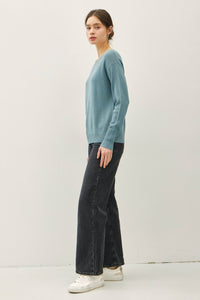 Claire Boat Neck Wool Blend Sweater – Ultra Soft Lightweight Pullover