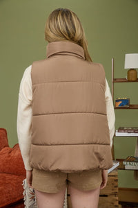 Cedar Trail Zip-Up Puffer Vest – Cozy Cold Weather Essential