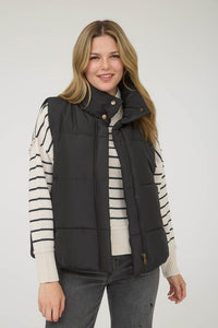Cedar Trail Zip-Up Puffer Vest – Cozy Cold Weather Essential