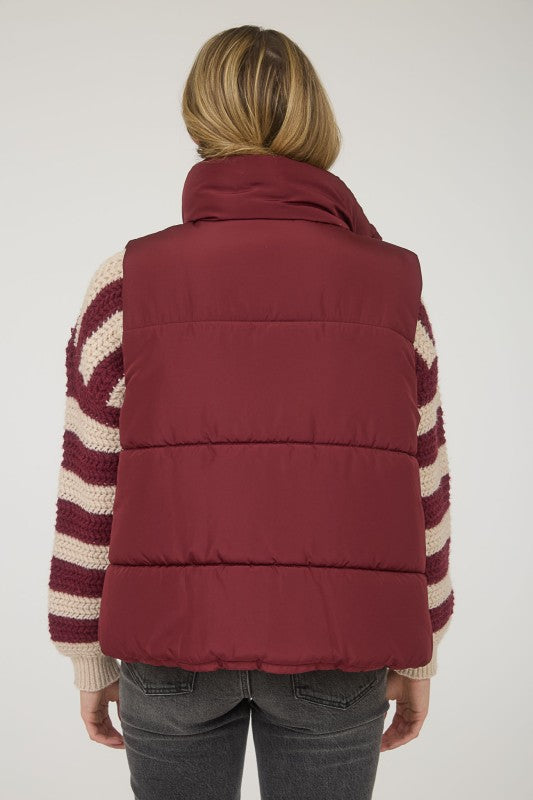 Cedar Trail Zip-Up Puffer Vest – Cozy Cold Weather Essential