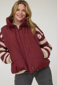 Cedar Trail Zip-Up Puffer Vest – Cozy Cold Weather Essential
